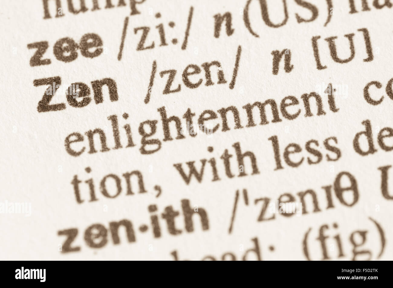 Texto zen fotografías e imágenes de alta resolución Alamy