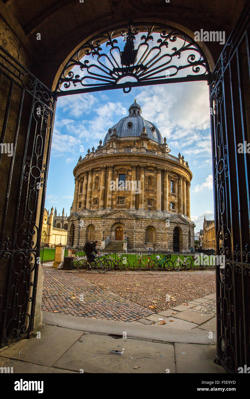 Cámara Radcliffe, Oxford, Oxford, Inglaterra, Reino Unido, Europa Foto de stock