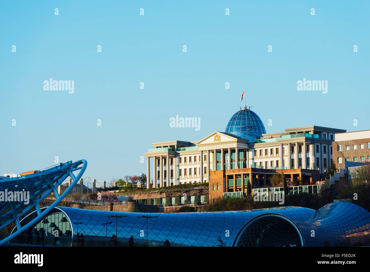 Palacio Presidencial, Tbilisi, Georgia, el Cáucaso, Asia Central, Asia Foto de stock