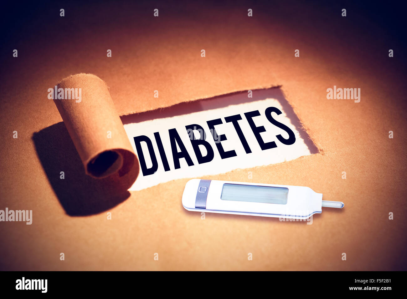 Imagen compuesta de diabetes Foto de stock