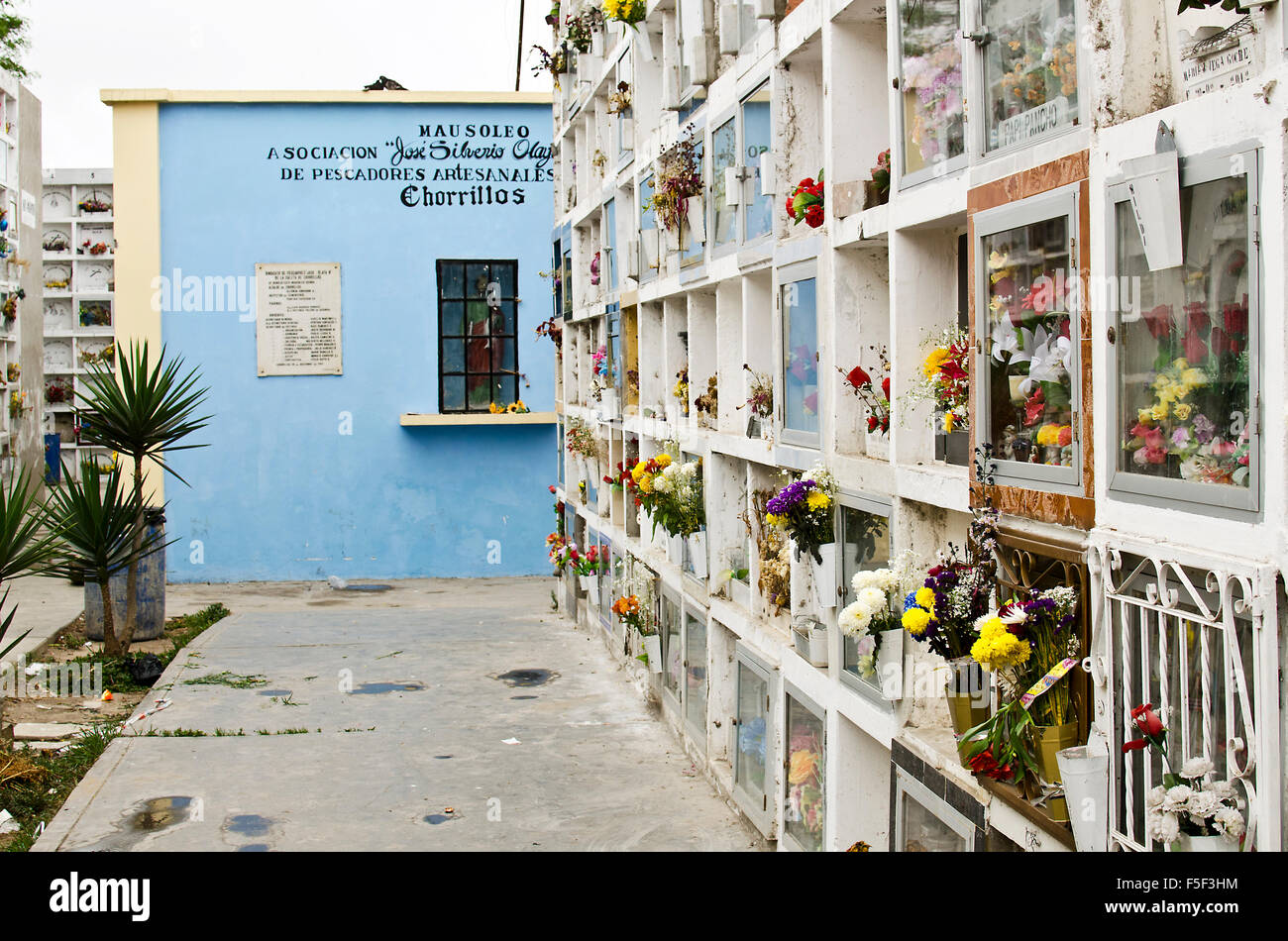 Cementerio de Lima Foto de stock