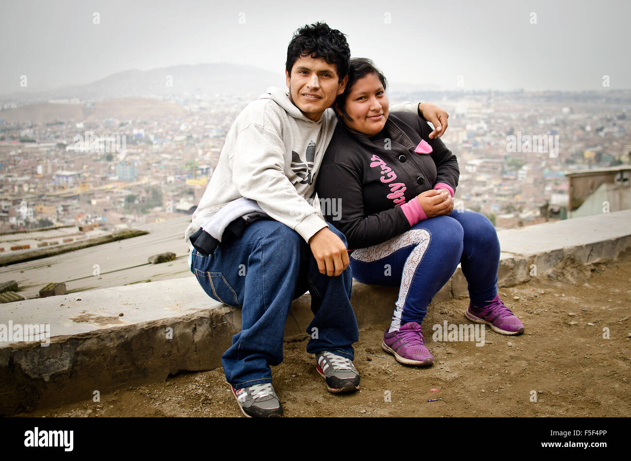 San miguel lima slum peru fotografías e imágenes de alta resolución Alamy