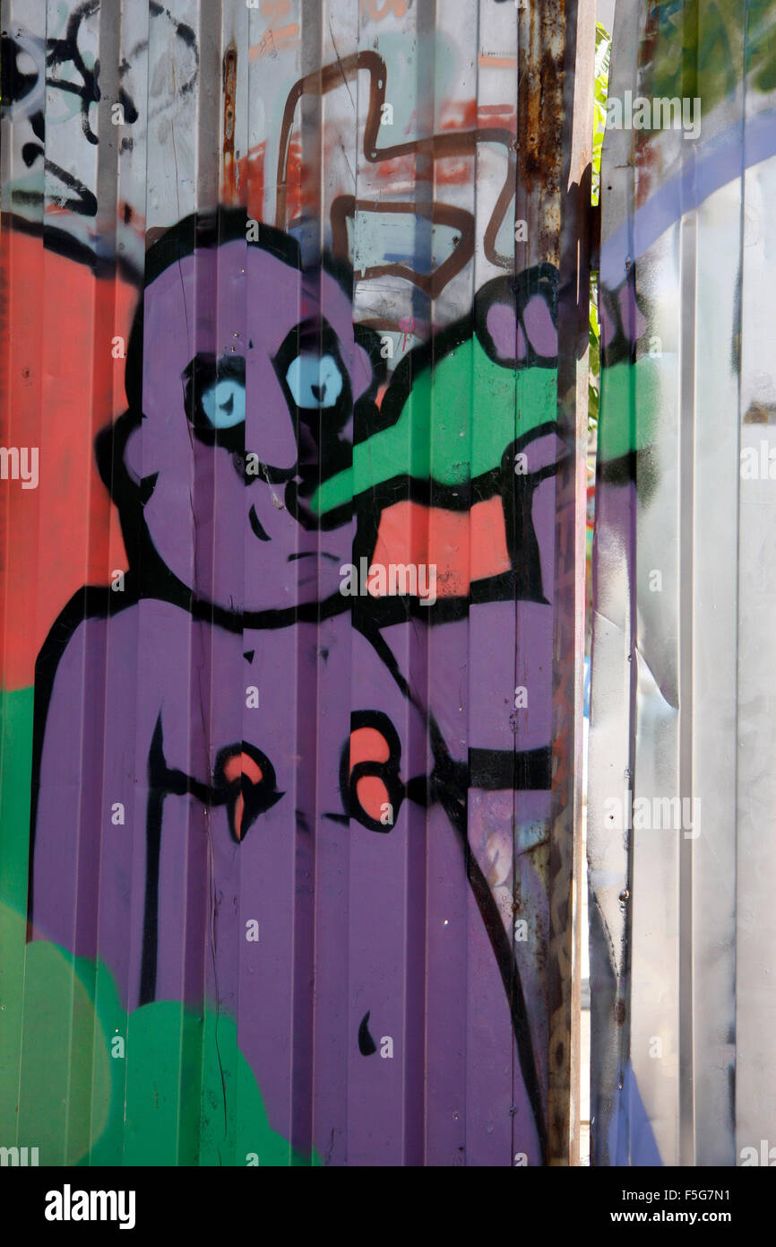 Graffity, Berlin-Mitte. Foto de stock