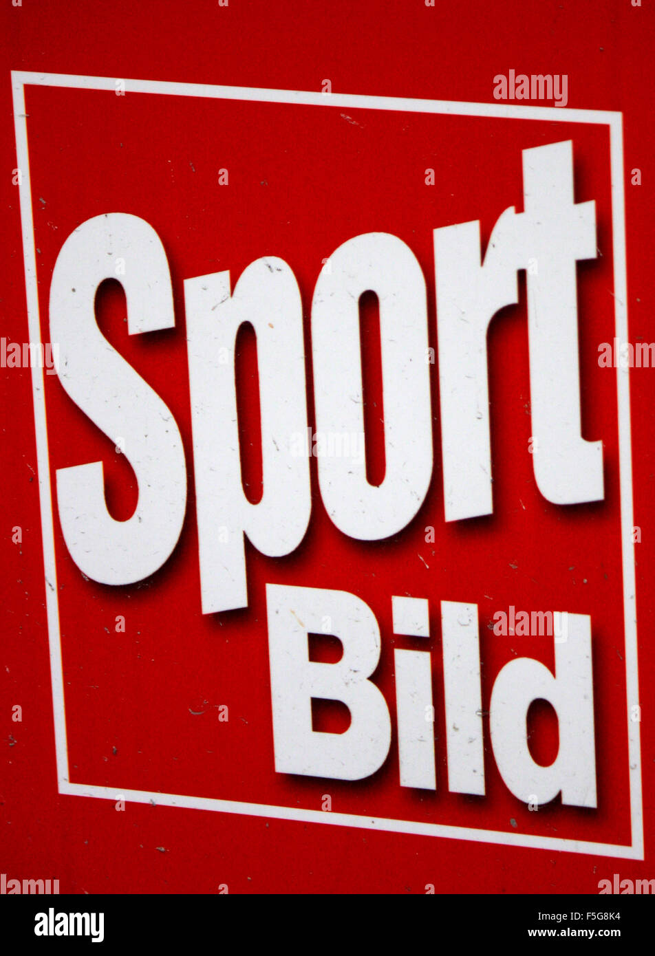 Markenname: 'Sport Bild', en Berlín. Foto de stock
