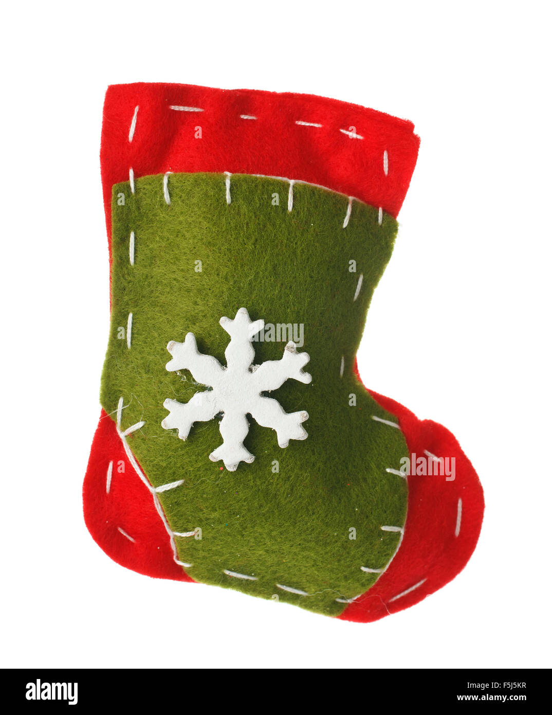 Decoración de Navidad sock Foto de stock