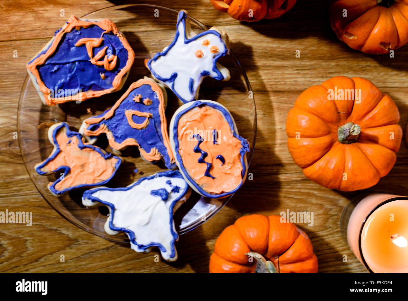 Cookies caseros de Halloween Foto de stock
