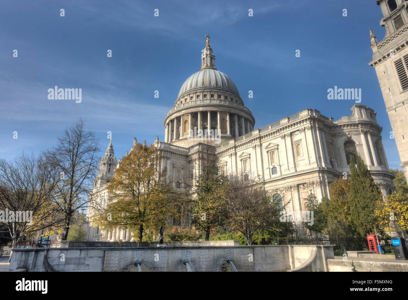 La Catedral de San Pablo, Londres. Iglesia de Londres Foto de stock