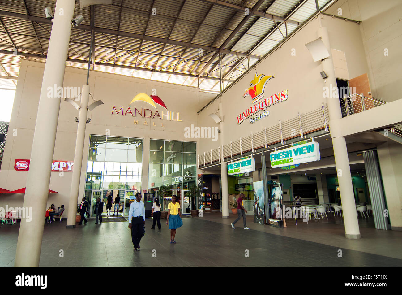 Entrada, Manda Hill shopping mall, Lusaka, Zambia Fotografía de stock -  Alamy