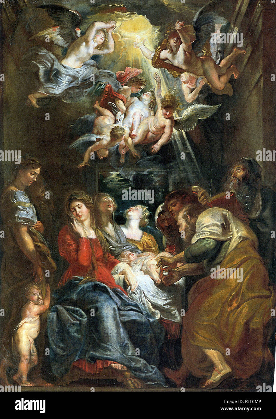 Peter Paul Rubens - La circuncisión de Jesús Foto de stock