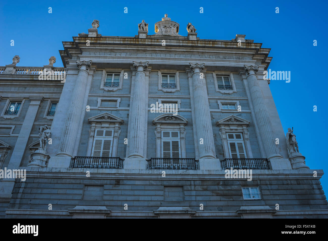 Palacio Real de Madrid, situado en la zona de los Habsburgo
