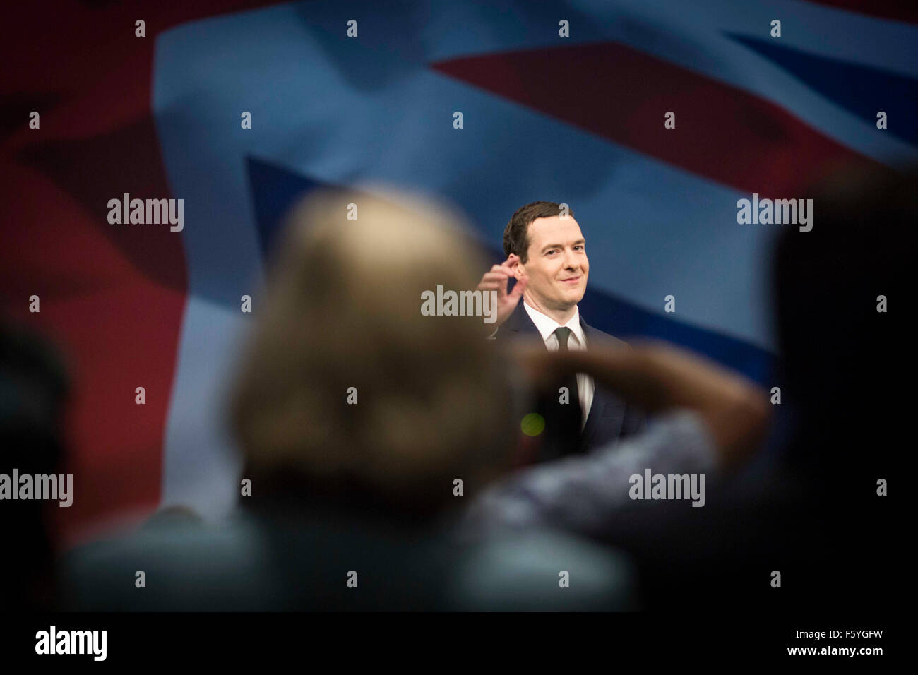 La Conferencia del Partido Conservador de 2015. George Osborne Foto de stock