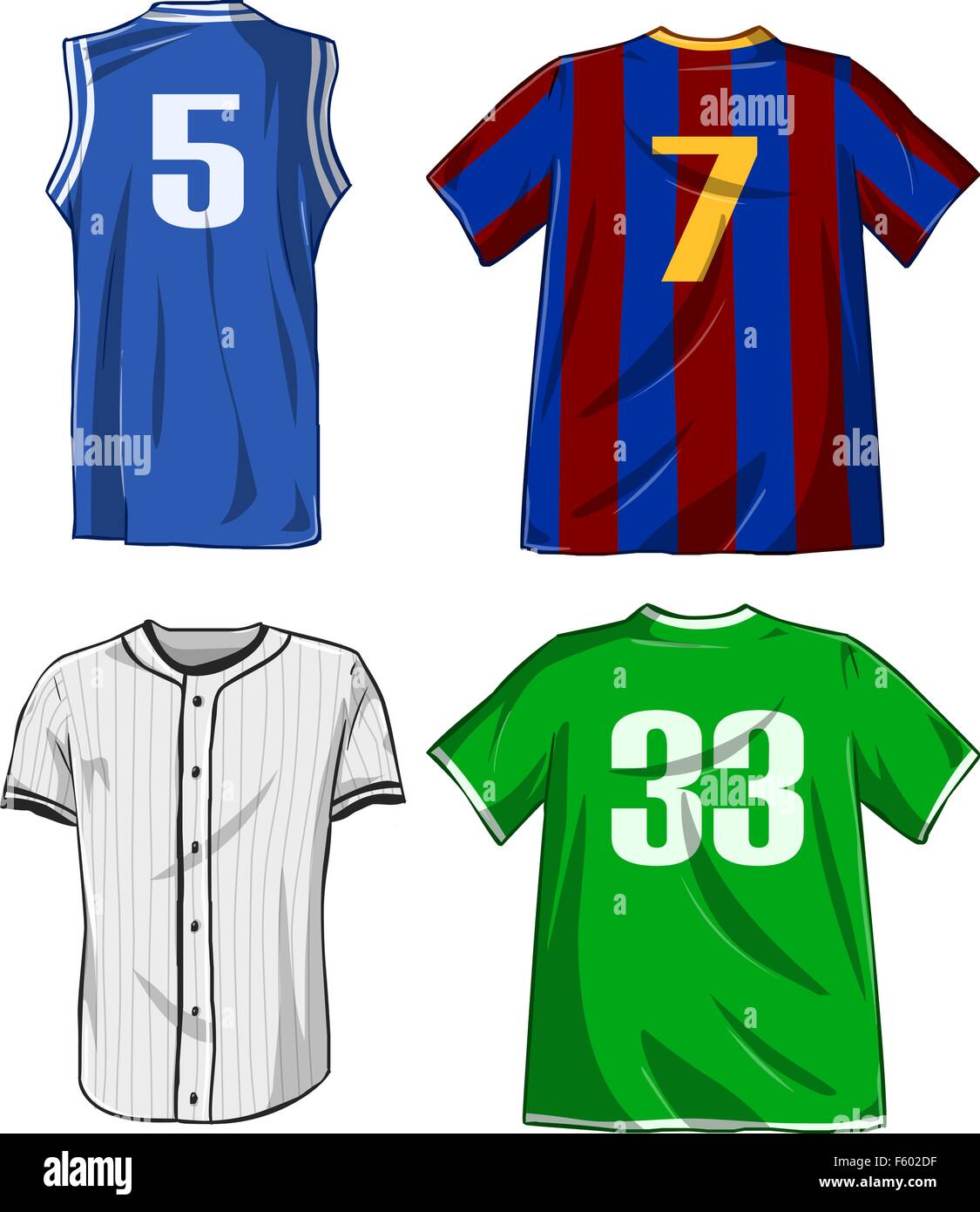 Camisetas deportivas Imágenes recortadas de stock - Alamy