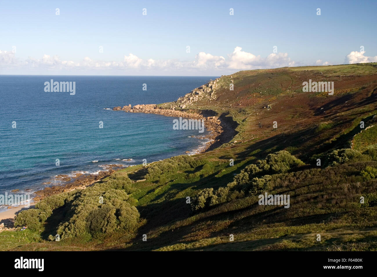 Whitesand Bay, Sennen Cove, Cornwall Foto de stock
