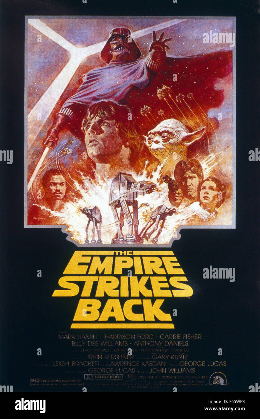 Tesauro atributo Percibir Star Wars: Episodio V - El Imperio Contraataca Año : 1980 EE UU Director:  Irvin Kershner póster de película (EE.UU Fotografía de stock - Alamy
