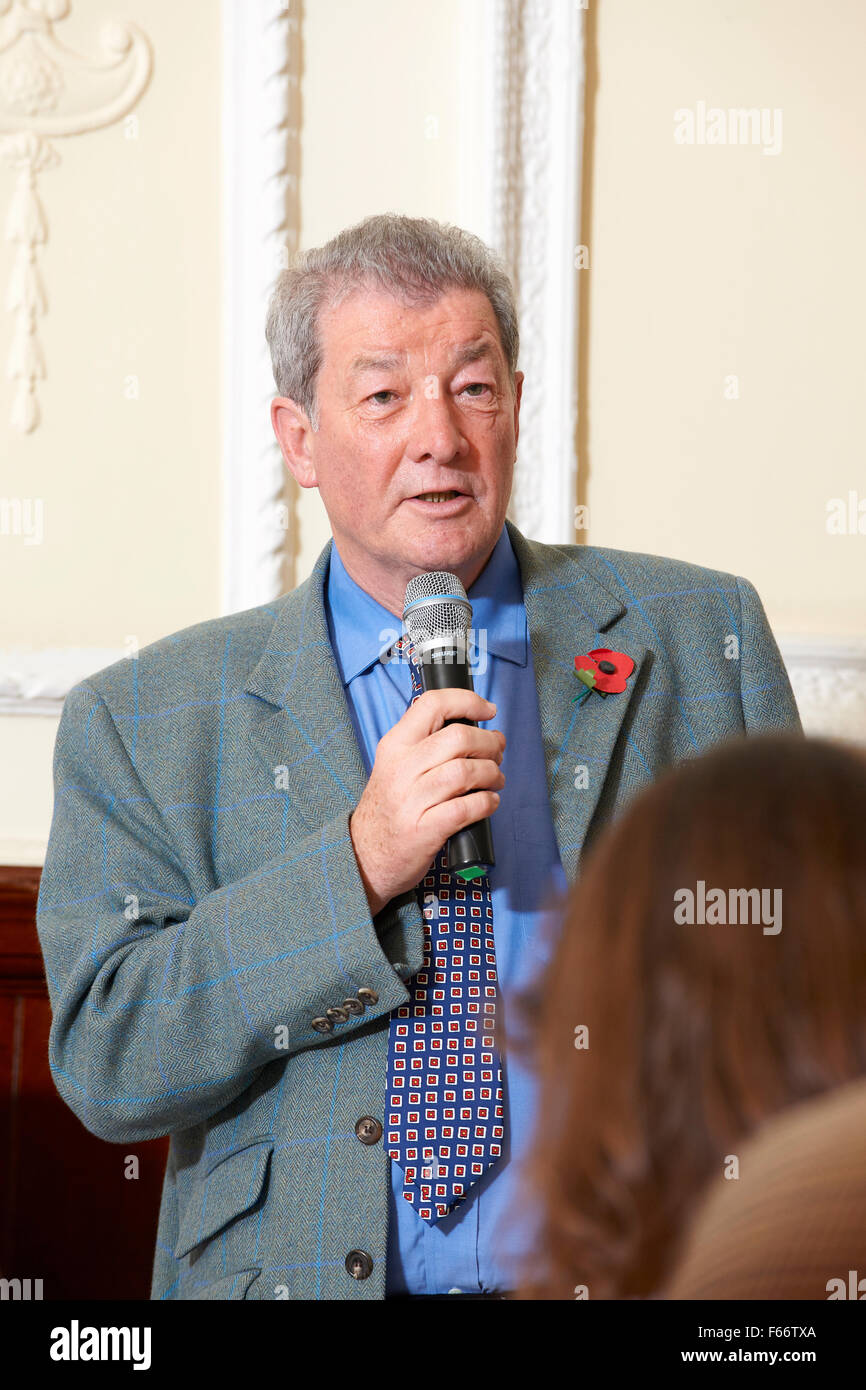 Patrick Obispo al Oldie almuerzo literario 10-11-15 Foto de stock