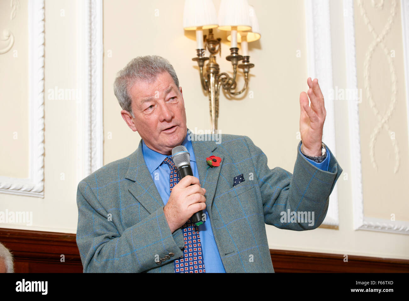 Patrick Obispo al Oldie almuerzo literario 10-11-15 Foto de stock