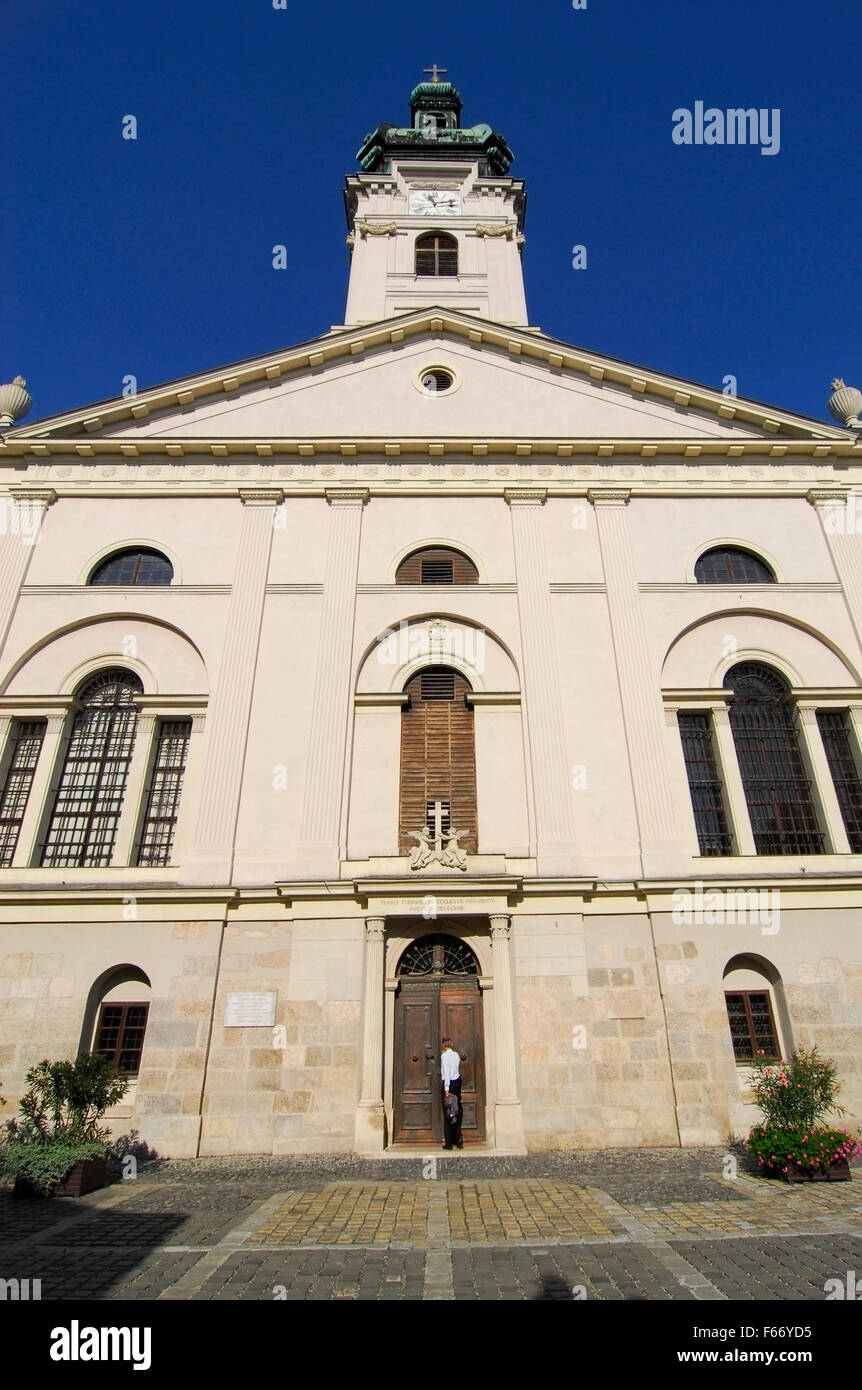 Catedral, la Basílica, Gyor, Győr, Hungría Foto de stock