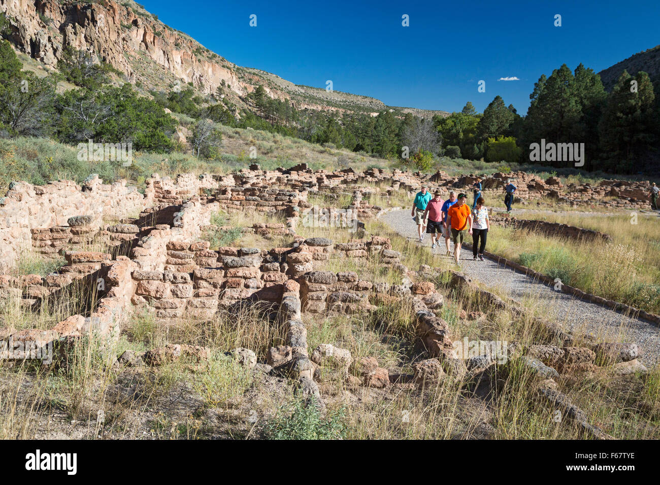 Los Alamos, Nuevo México El Monumento Nacional Bandelier contiene las
