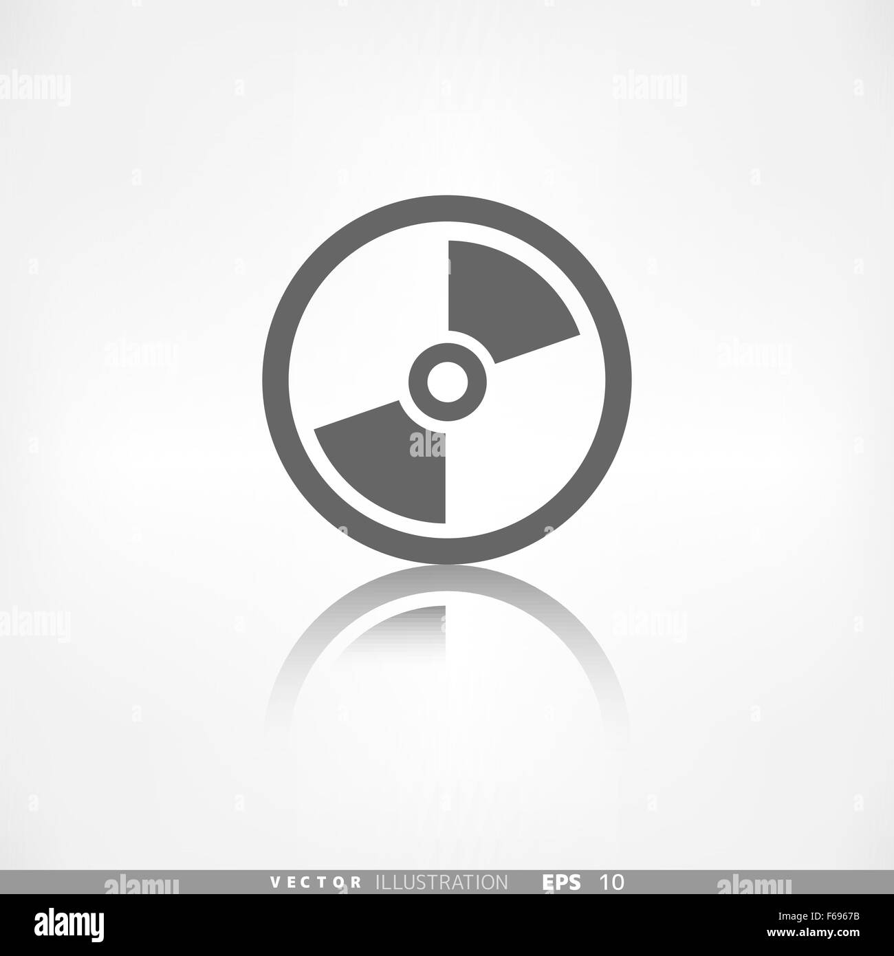 Icono de disco compacto. Símbolo de cd o dvd Imagen Vector de stock - Alamy