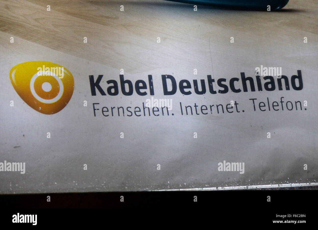 Markenname: "Kabel Deutschland", Berlín. Foto de stock