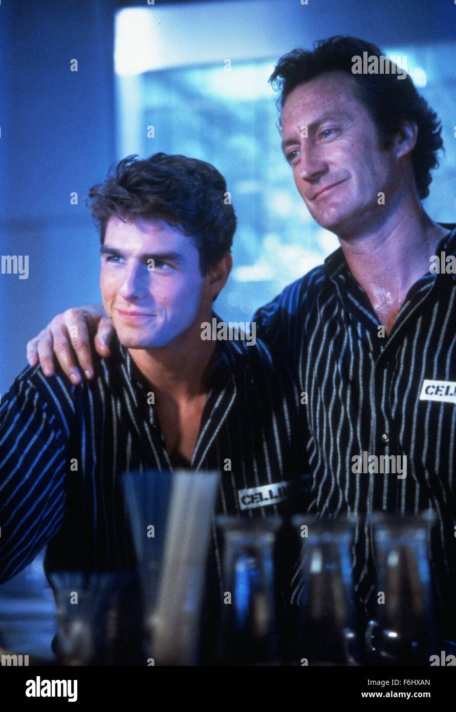 1988, el título de la película: Cóctel, Director: ROGER DONALDSON, Studio: Touchstone, Foto: Bryan Brown, Tom Cruise. (Crédito de la imagen: SNAP). Foto de stock