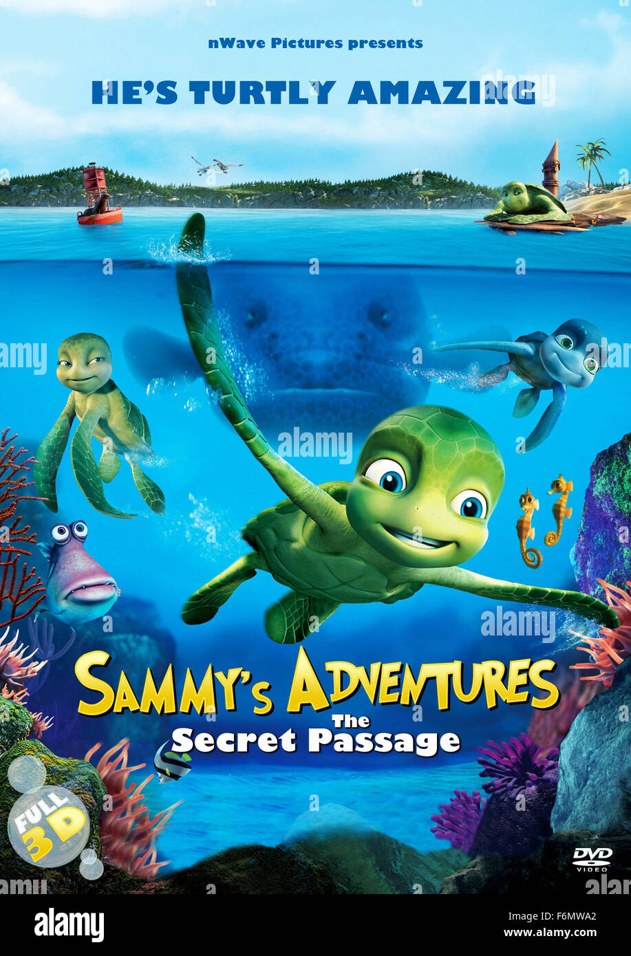 Fecha de lanzamiento: 2010. Título de la película: Las aventuras de Sammy:  el Pasaje Secreto. Estudio: Illuminata Pictures. Parcela: una tortuga de  mar que se perpetró en 1959 dedica los próximos 50