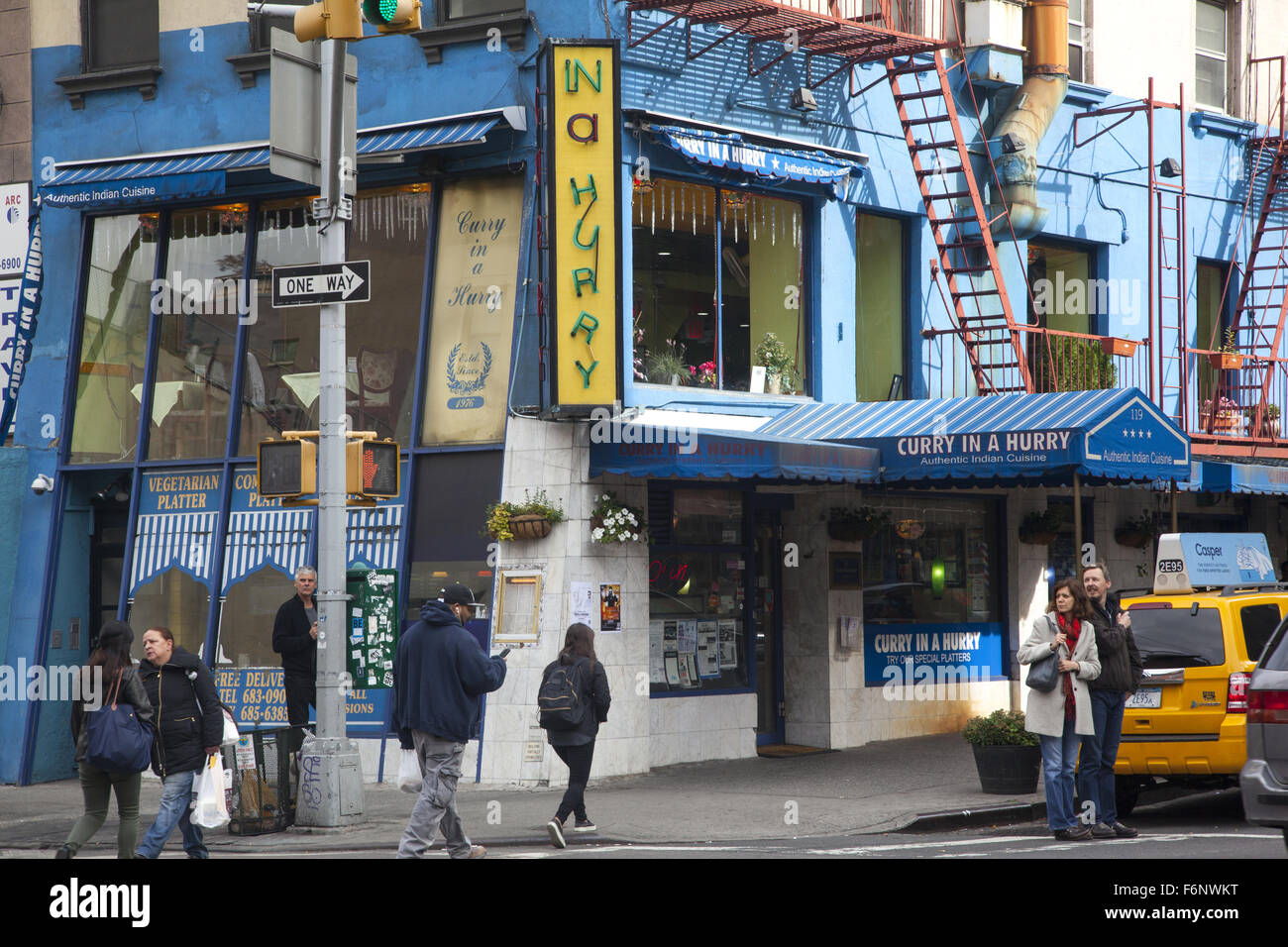 Esquina de la Avenida Lexington y la calle 19, en Manhattan. Curry en