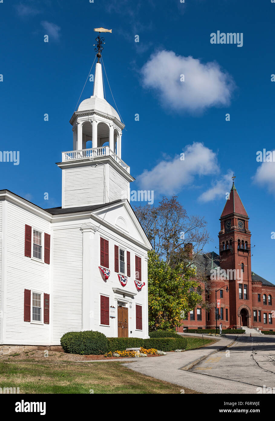 Campus de la Academia Pinkerton, Derry, New Hampshire, EE.UU. Foto de stock