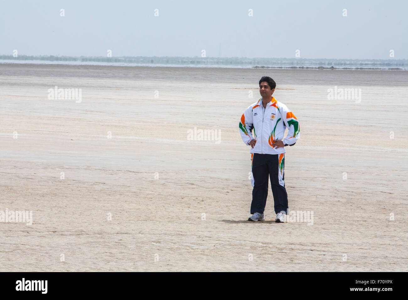 Abhinav Bindra, atleta olímpico, shooter deportivo indio, Abhinav Singh Bindra, medallista de oro olímpico, India, Asia Foto de stock