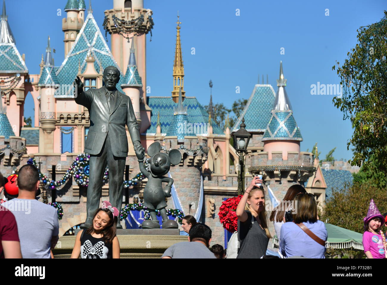Disneyland Los Angeles Foto de stock
