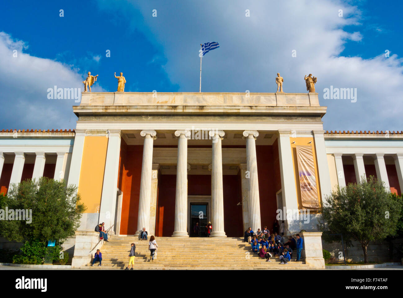 Museo Nacional de Arqueología, de Exarcheia, Atenas, Grecia Foto de stock