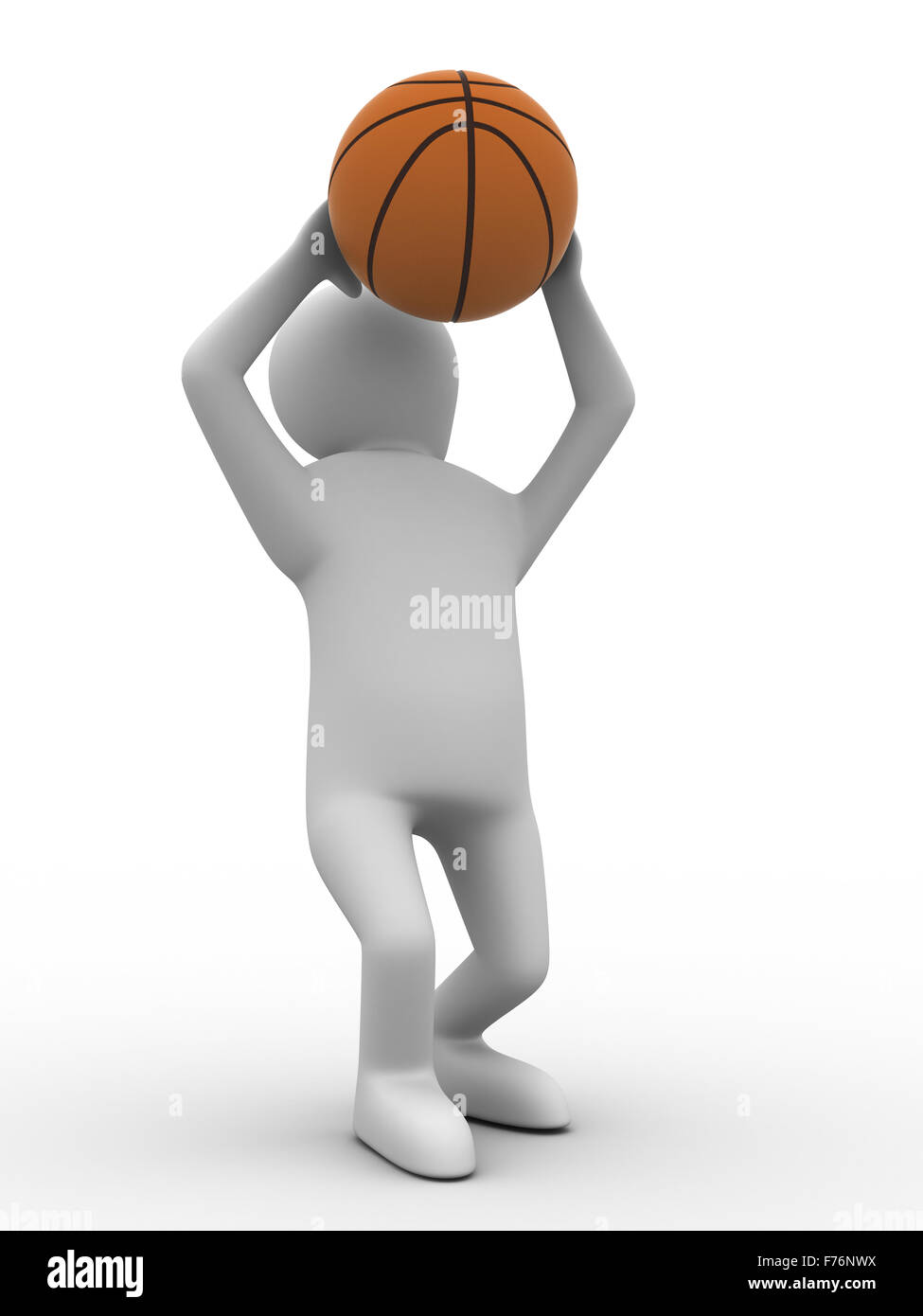 3d human basketball player ball fotografías e imágenes de alta resolución -  Alamy