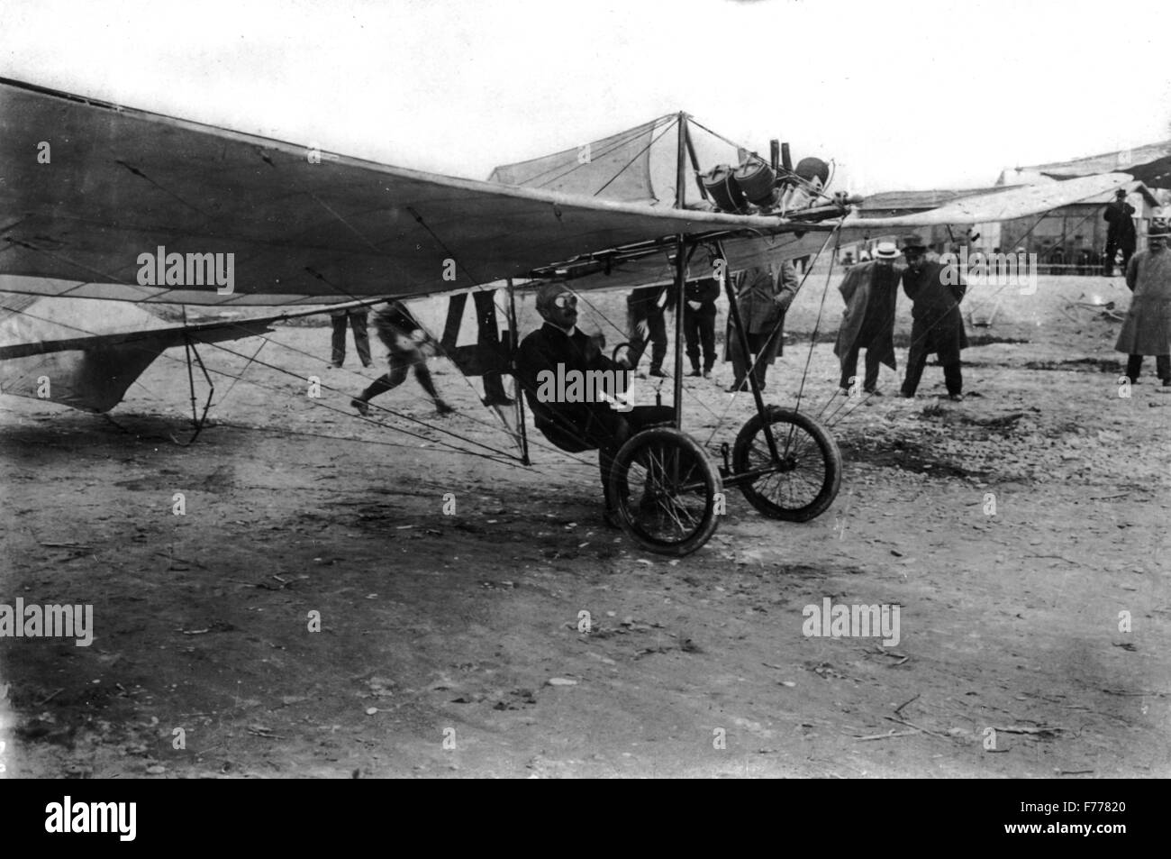 Pioneros del vuelo,caproni ca.9,1910 Foto de stock
