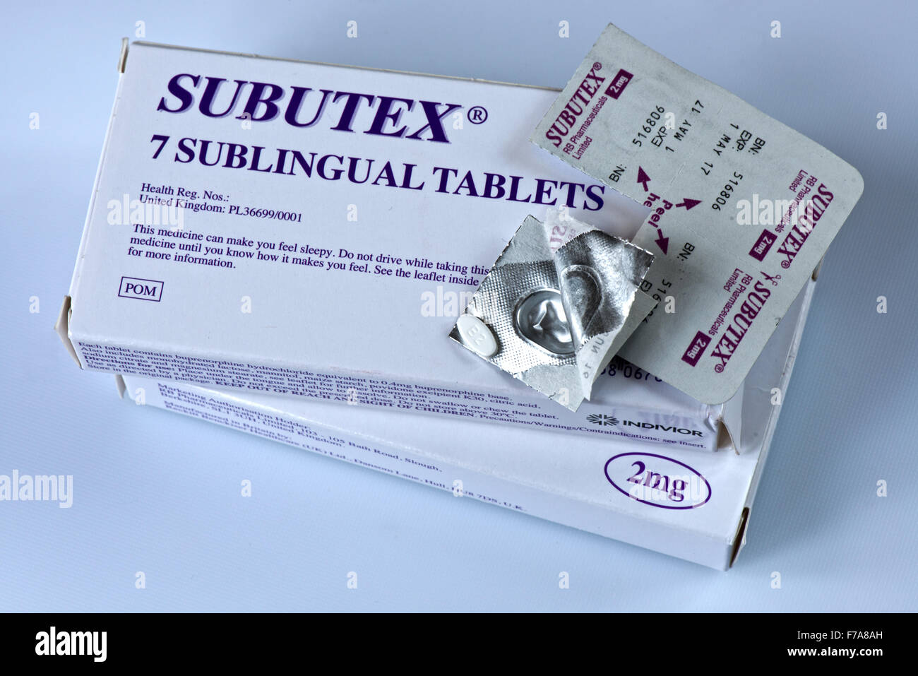 Subutex es una marca dada por la compañía farmacéutica que produce. Un supresor de opio que