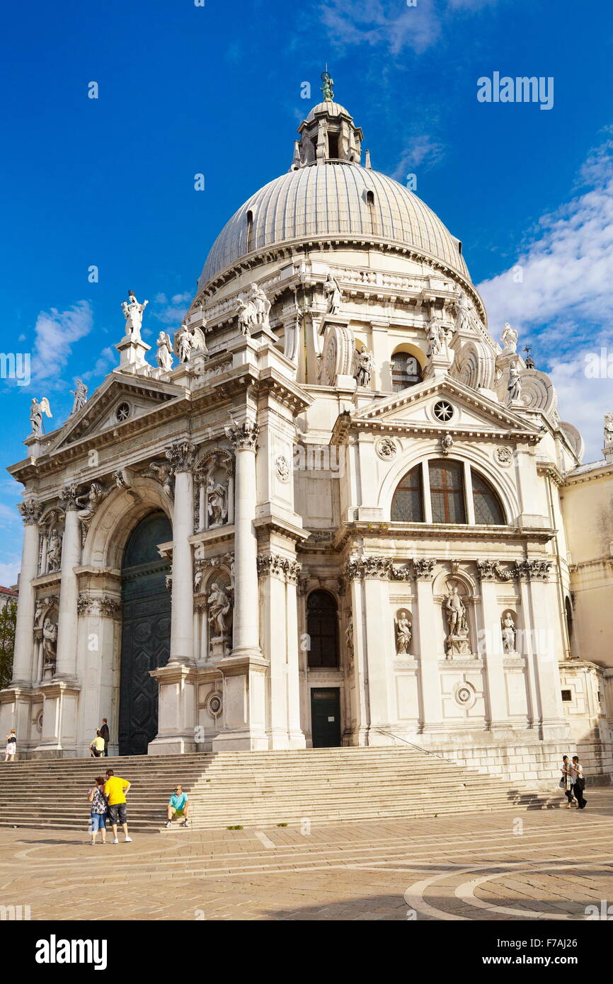 Iglesia de Santa Maria della Salute, iglesia de Venecia, Italia, la UNESCO Foto de stock