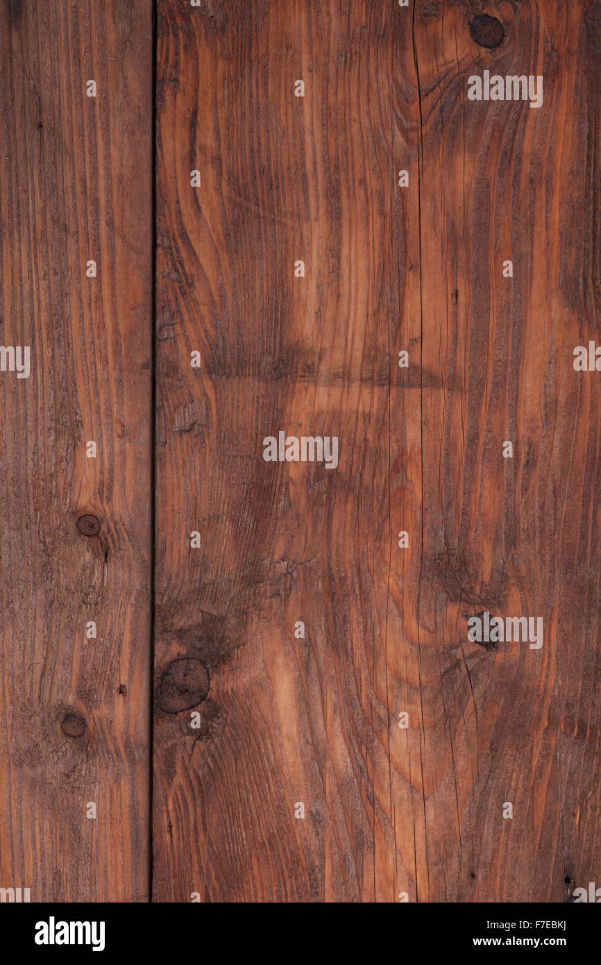 Madera con mancha color caoba (guinda) Stock Photo