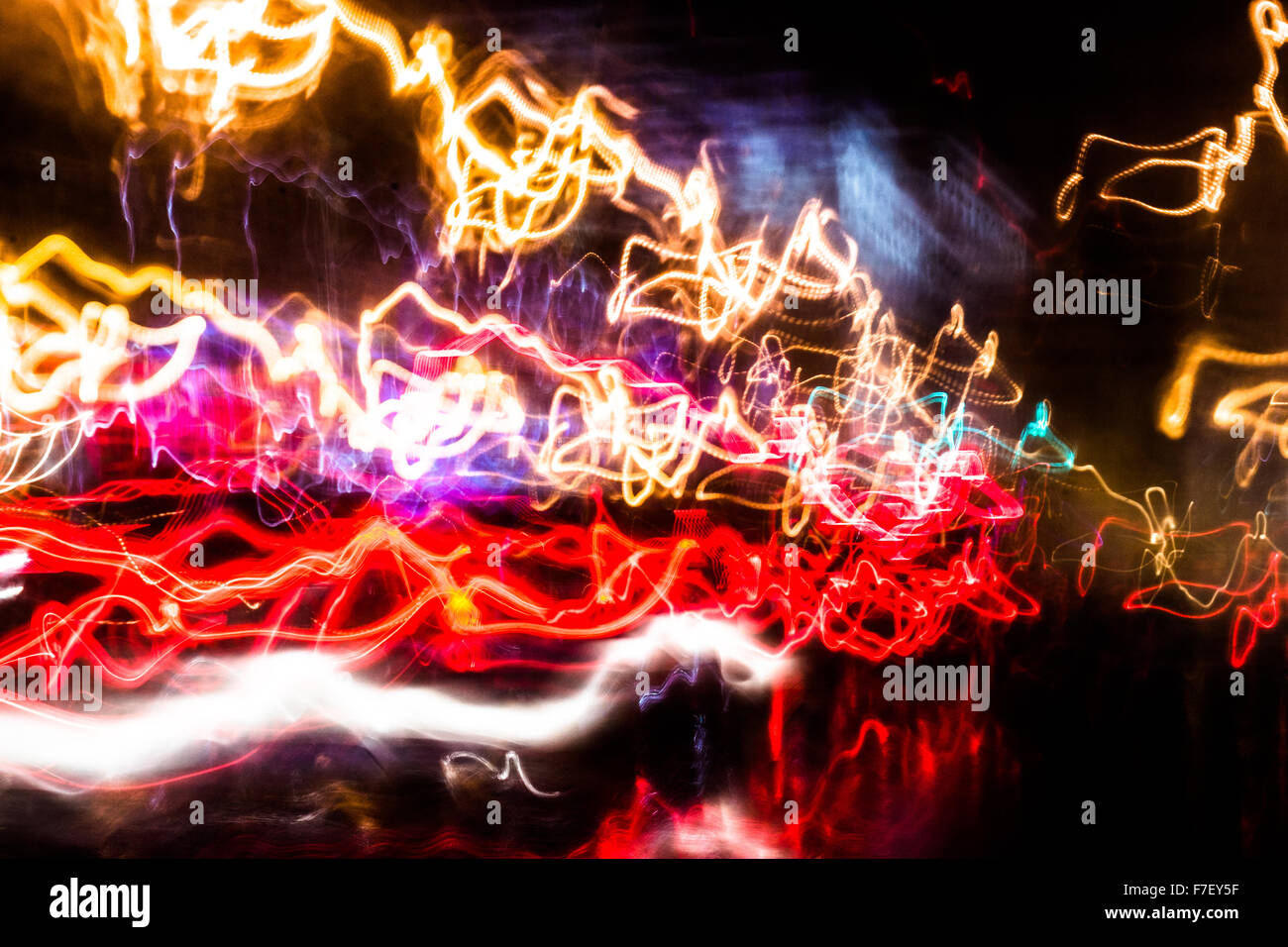 El Unico Arte De Pared Lightpainting Usa Fuertes Vibrantes Colores