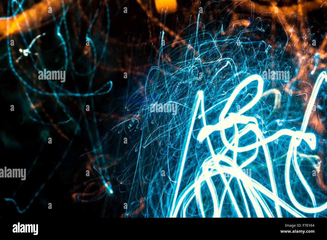 El Unico Arte De Pared Lightpainting Usa Fuertes Vibrantes Colores