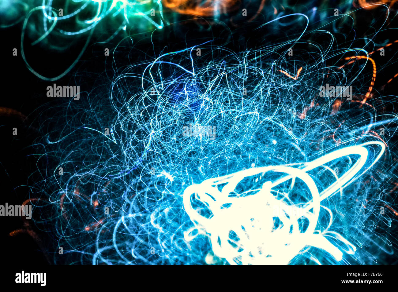 El Unico Arte De Pared Lightpainting Usa Fuertes Vibrantes Colores