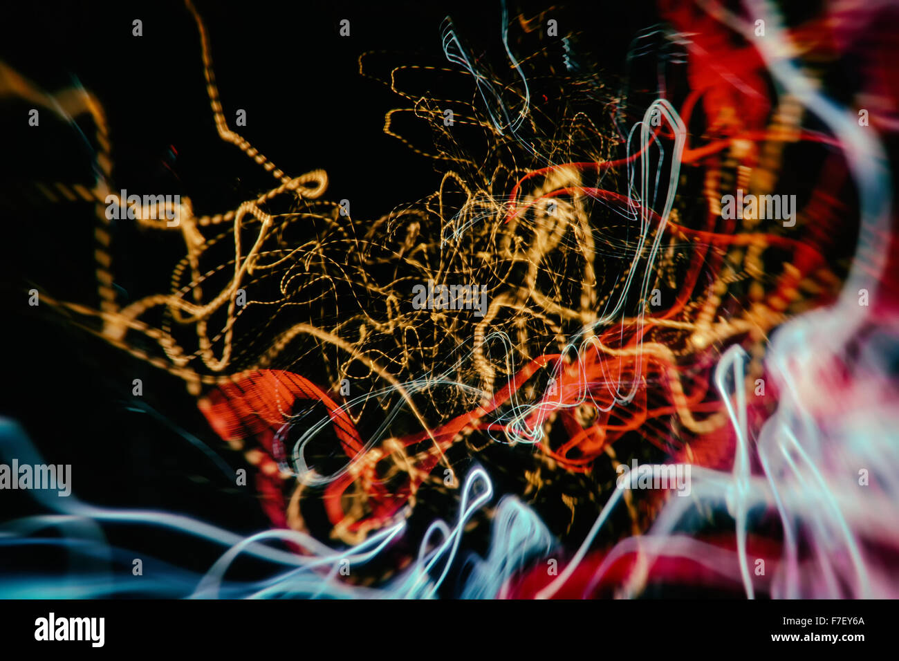 El Unico Arte De Pared Lightpainting Usa Fuertes Vibrantes Colores