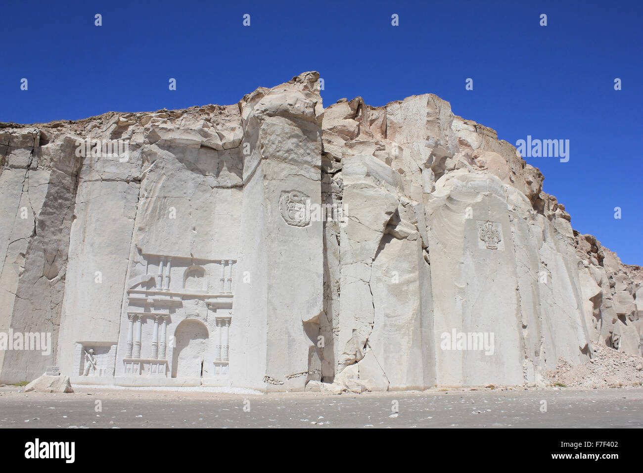 La Ruta del sillar cantera cerca de Arequipa, Perú Fotografía de stock -  Alamy