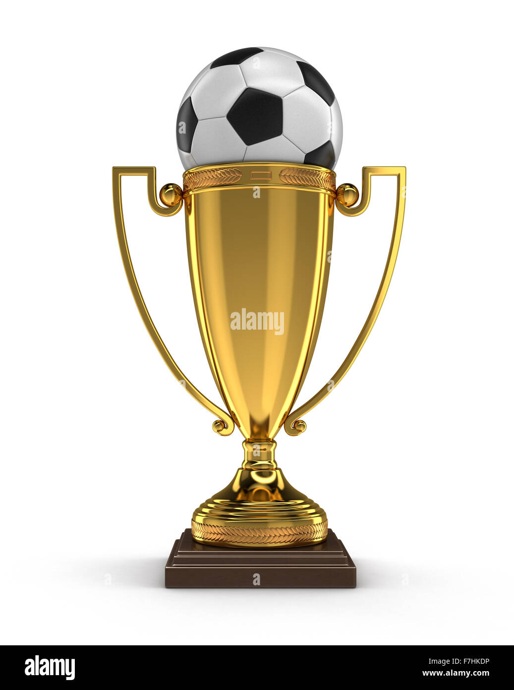 Copa de Fútbol y trazado de recorte (incluido Fotografía de stock - Alamy