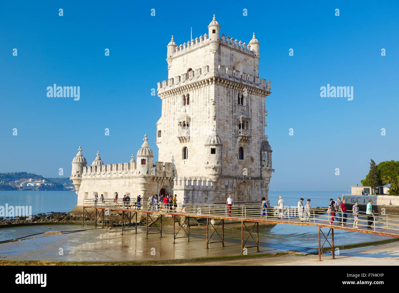 La Torre de Belem, Lisboa, Portugal Foto de stock
