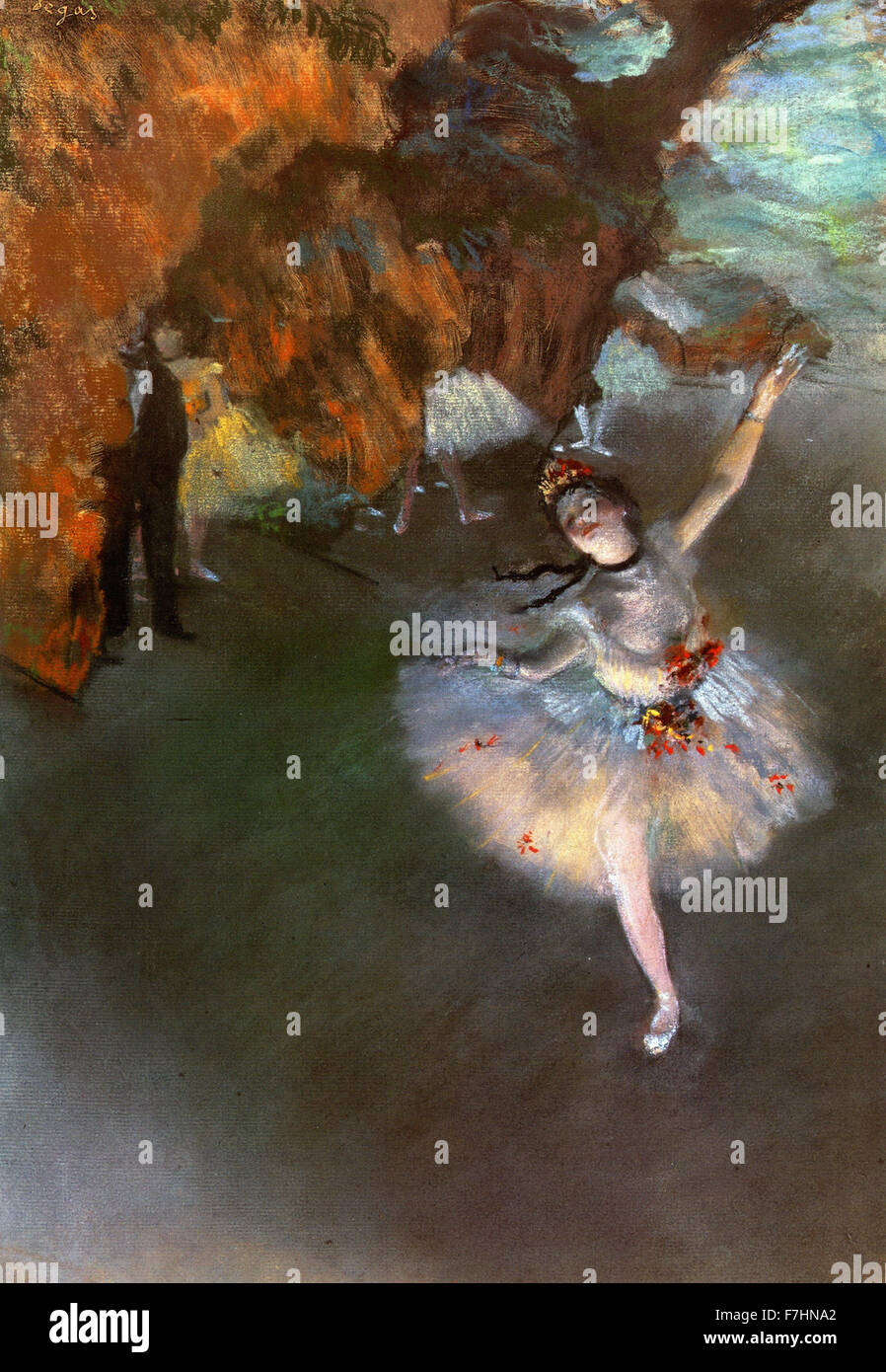 Edgar Degas - El Ballet Foto de stock
