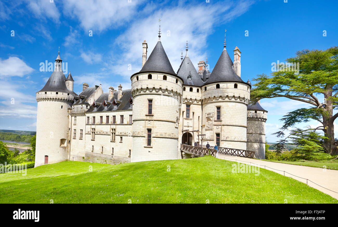 Castillo de Chaumont Chaumont-sur-Loire, Valle del Loira, Francia Foto de stock