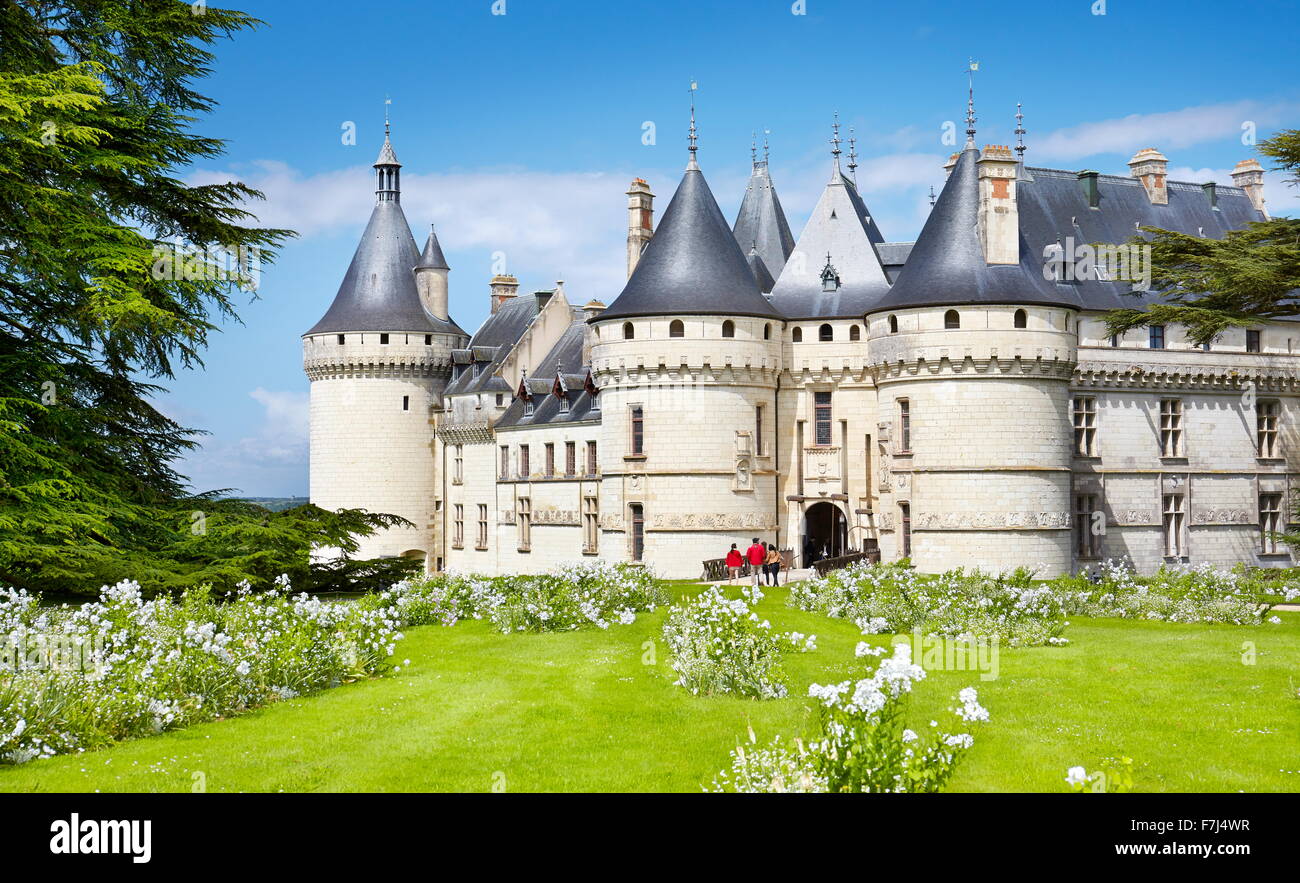 Castillo de Chaumont Chaumont-sur-Loire, Valle del Loira, Francia Foto de stock
