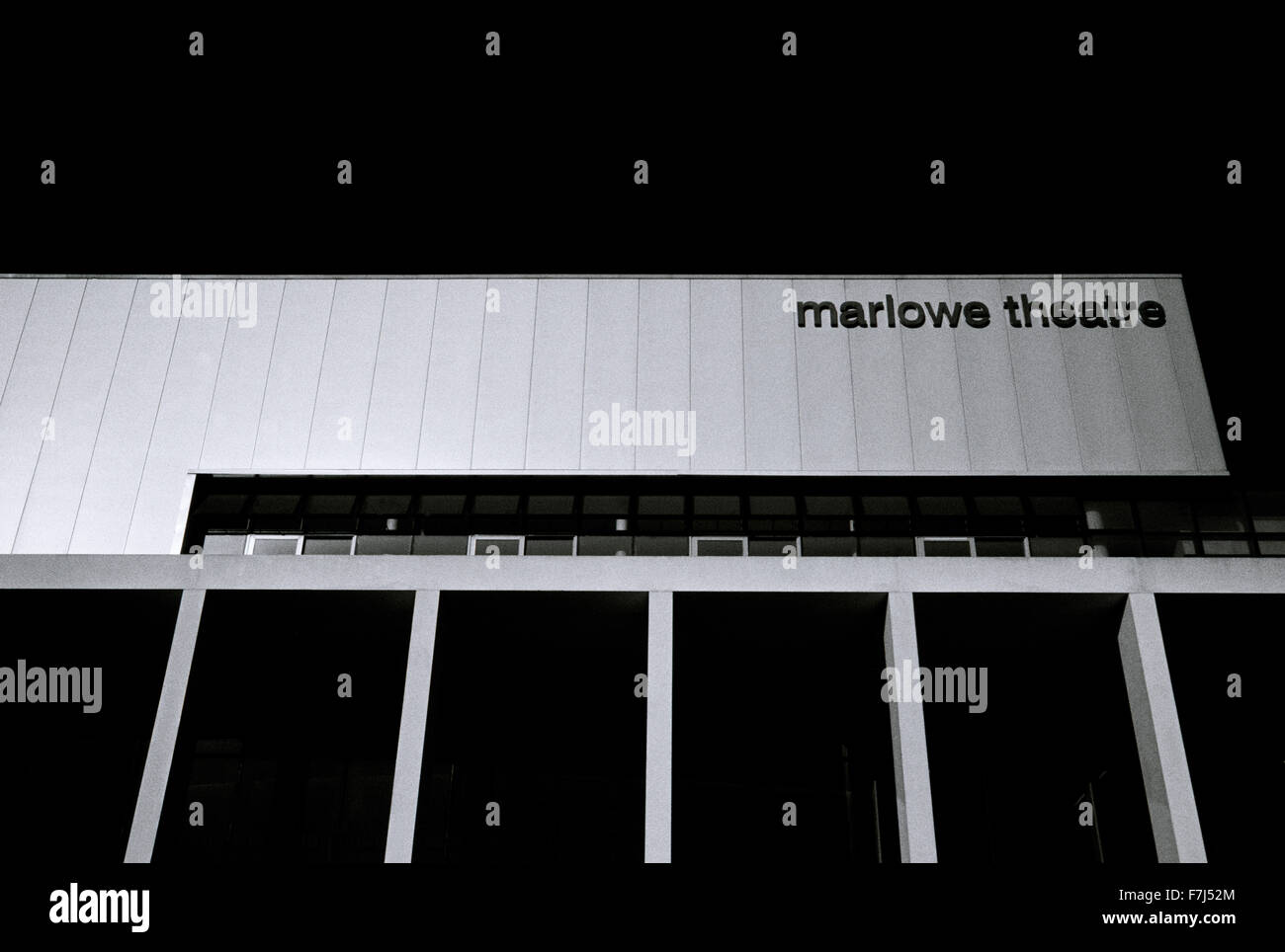 Teatro en el Marlowe en Canterbury Kent en Inglaterra Gran Bretaña en el Reino Unido. Edificio de arquitectura cultura Foto de stock