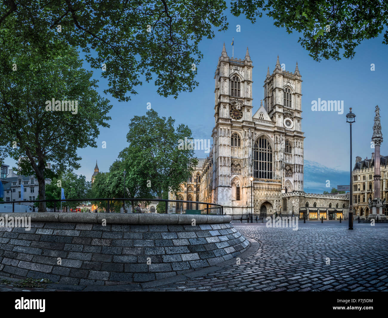 La Abadía de Westminster, Londres, Reino Unido. Foto de stock