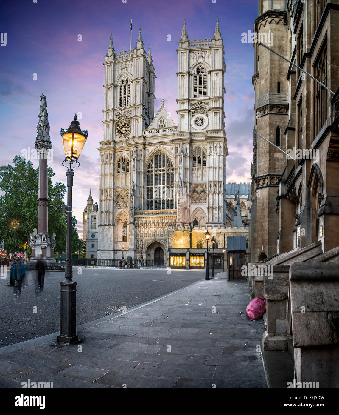 La Abadía de Westminster, Londres, Reino Unido. Foto de stock