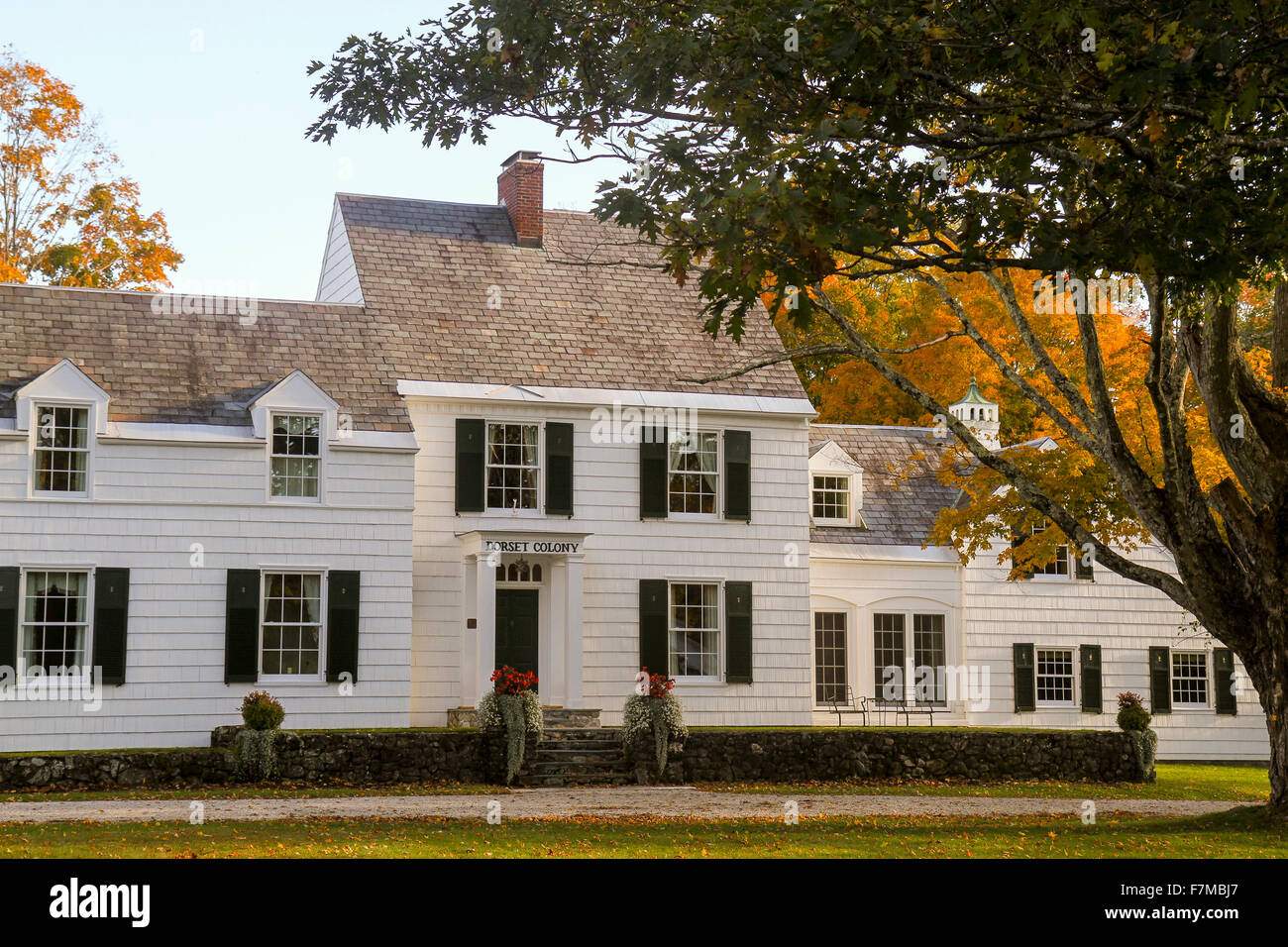 Casa de colonias de Dorset, Dorset, Vermont Foto de stock